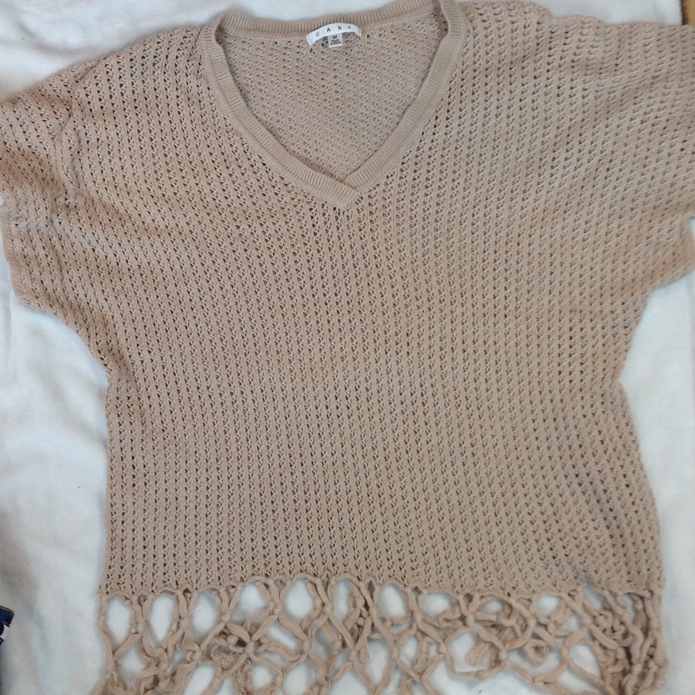 Cabi knit beach like cover up